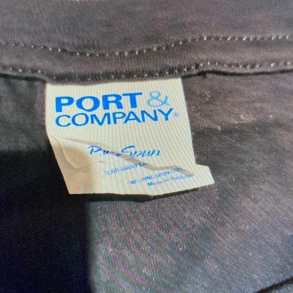 Black Graphic T-Shirt with Rugby Design - Picture 2 of 2